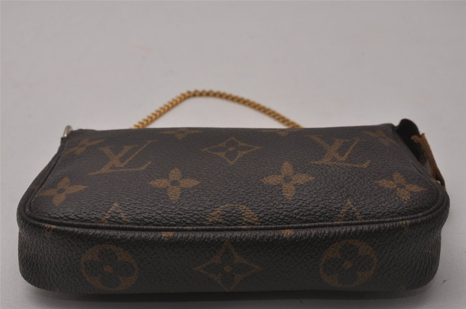 Authentic Louis Vuitton Monogram Mini Pochette Accessoires Pouch M58009 LV 1044J