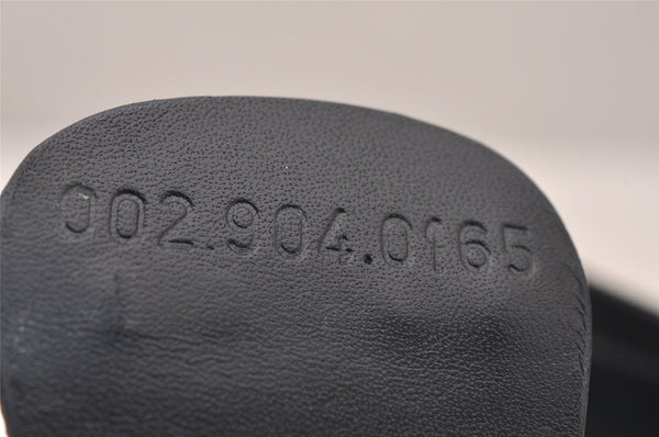 Authentic GUCCI Micro GG PVC Leather 2Way Shoulder Hand Boston Bag Navy 1045I