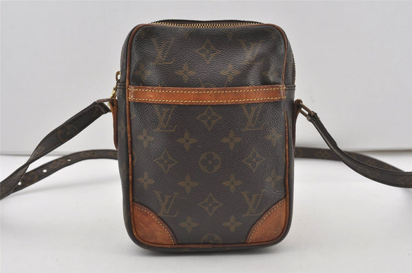 Authentic Louis Vuitton Monogram Danube Shoulder Cross Body Bag M45266 LV 1045J