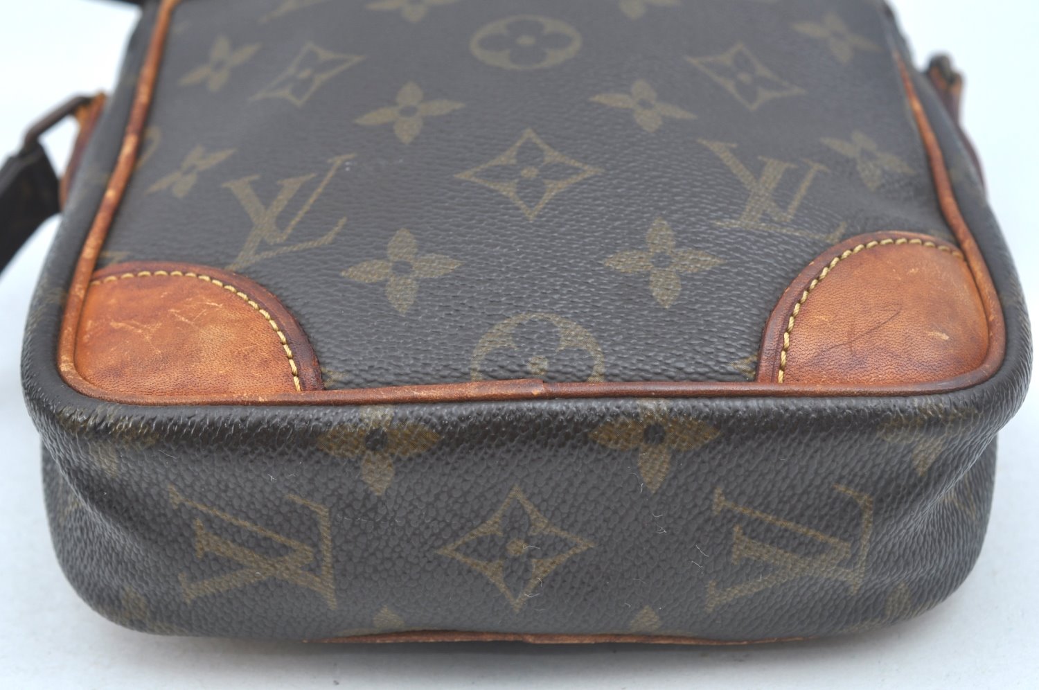 Authentic Louis Vuitton Monogram Danube Shoulder Cross Body Bag M45266 LV 1045J