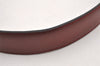 Authentic HERMES Constance Leather Belt Size 70cm 27.6" Bordeaux Navy 1047J