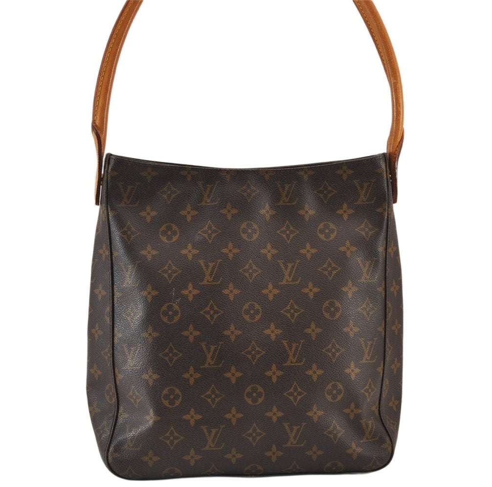 Authentic Louis Vuitton Monogram Looping GM Shoulder Bag M51145 LV 1047K