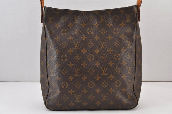 Authentic Louis Vuitton Monogram Looping GM Shoulder Bag M51145 LV 1047K