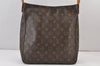 Authentic Louis Vuitton Monogram Looping GM Shoulder Bag M51145 LV 1047K