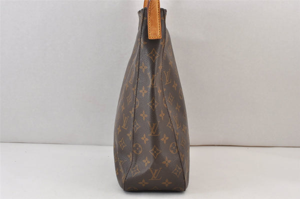 Authentic Louis Vuitton Monogram Looping GM Shoulder Bag M51145 LV 1047K