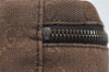 Authentic GUCCI Pouch Hand Bag Purse GG Canvas Leather 106646 Brown 1048J