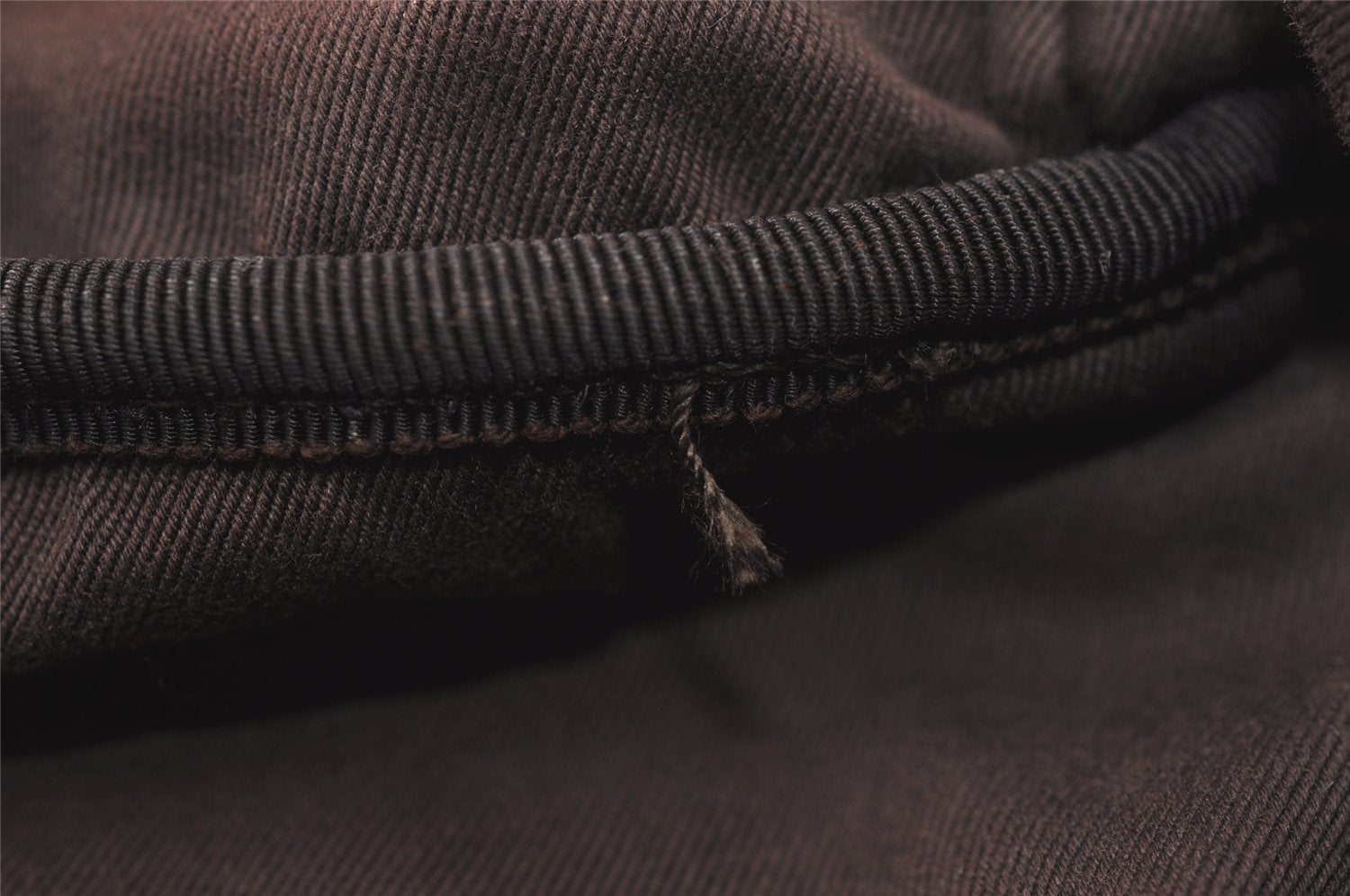 Authentic GUCCI Pouch Hand Bag Purse GG Canvas Leather 106646 Brown 1048J