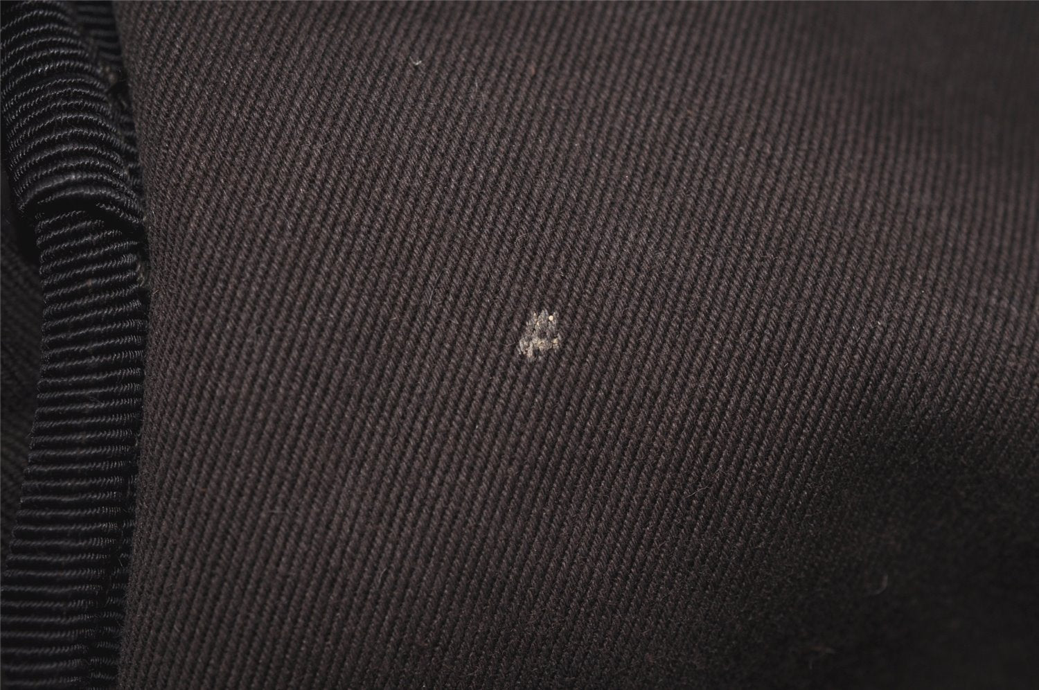 Authentic GUCCI Pouch Hand Bag Purse GG Canvas Leather 106646 Brown 1048J