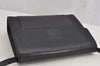 Authentic Burberrys Vintage Leather Shoulder Cross Body Bag Purse Black 1048K
