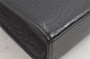 Authentic Burberrys Vintage Leather Shoulder Cross Body Bag Purse Black 1048K