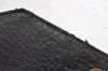 Authentic Burberrys Vintage Leather Shoulder Cross Body Bag Purse Black 1048K
