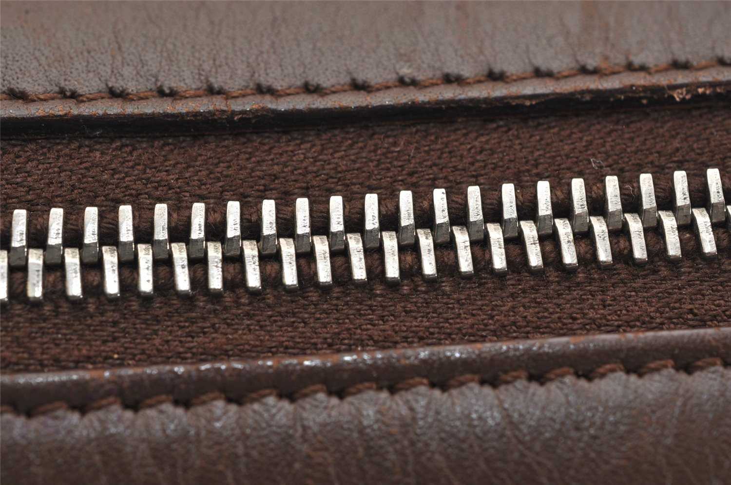 Authentic GUCCI Shoulder Hand Bag Purse GG Canvas Leather 30458 Brown 1051K