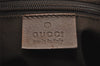 Authentic GUCCI Shoulder Hand Bag Purse GG Canvas Leather 30458 Brown 1051K