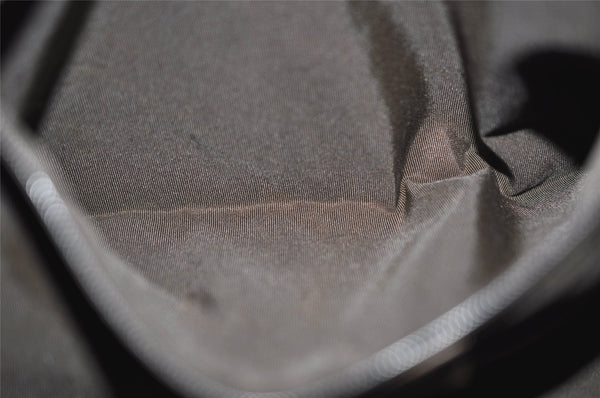 Authentic GUCCI Shoulder Hand Bag Purse GG Canvas Leather 30458 Brown 1051K