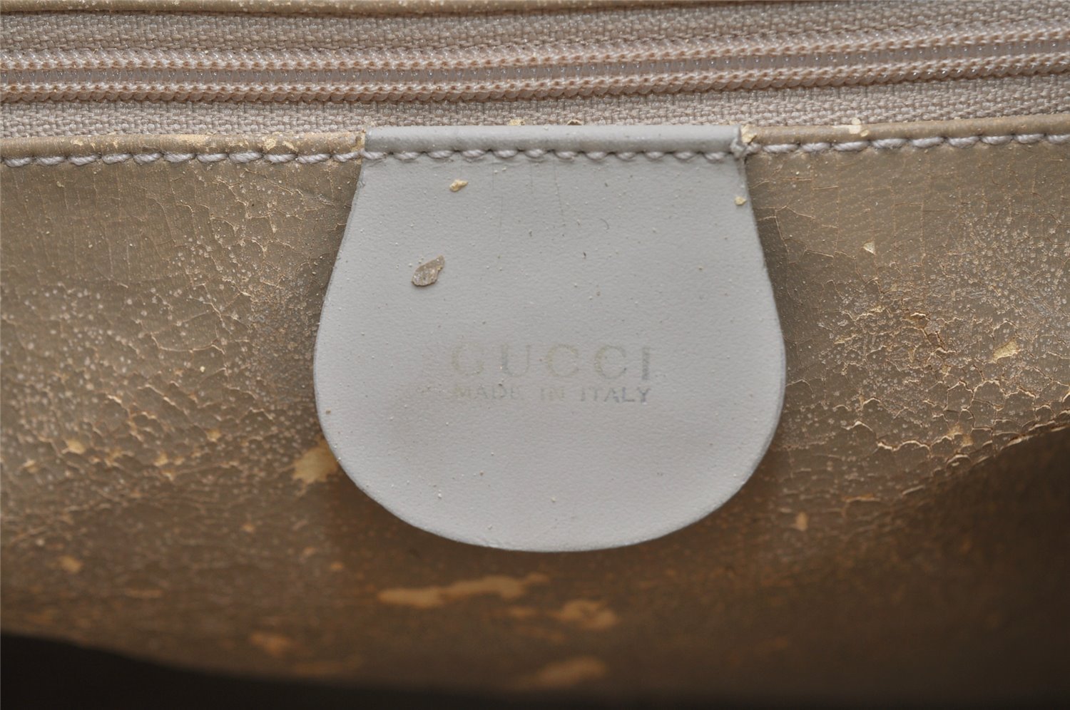 Authentic GUCCI Bamboo 2Way Shoulder Hand Bag Suede Leather White Junk 1052J