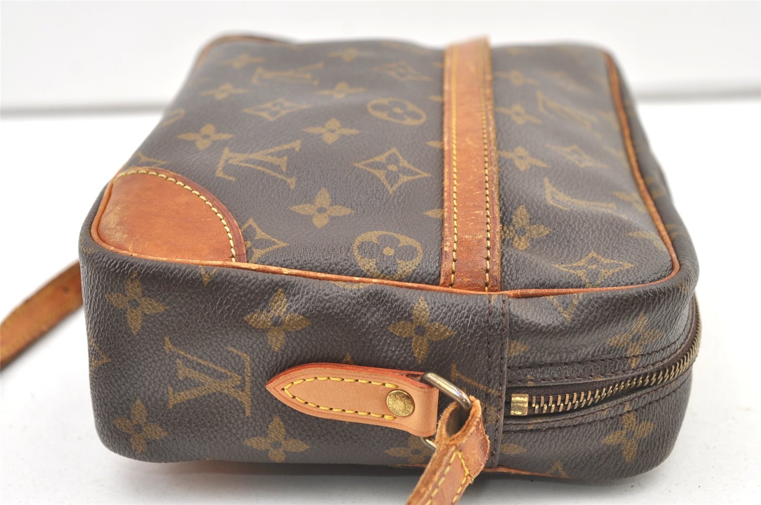 Authentic Louis Vuitton Monogram Trocadero 27 Shoulder Cross Bag M51274 LV 1052K