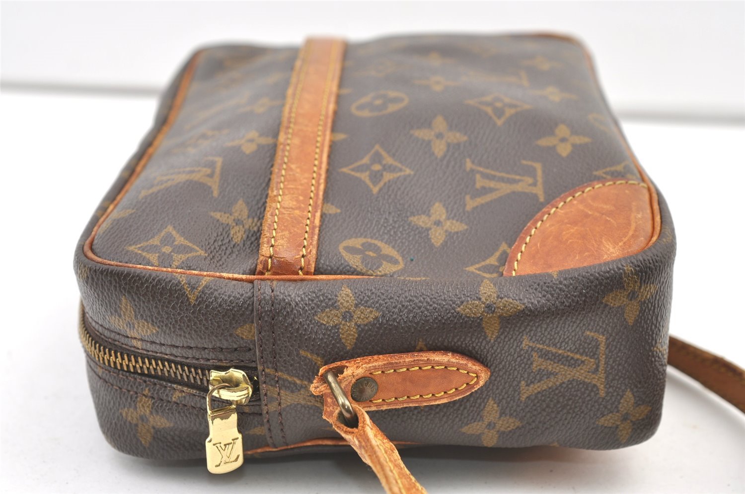 Authentic Louis Vuitton Monogram Trocadero 27 Shoulder Cross Bag M51274 LV 1052K