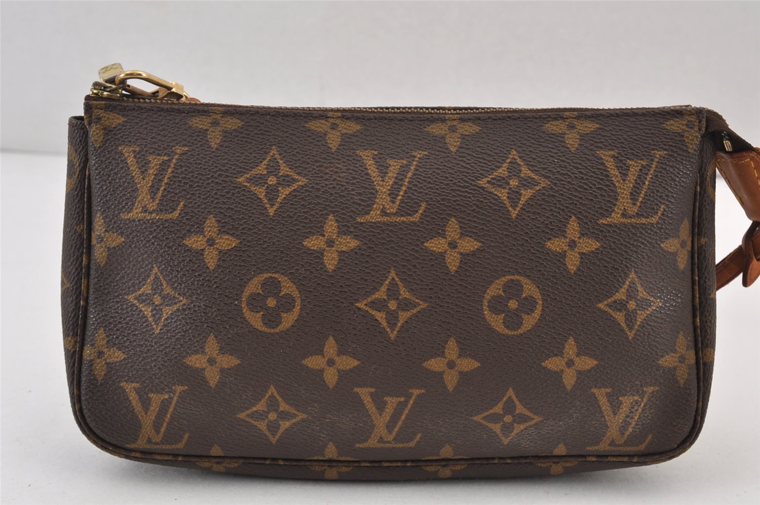 Authentic Louis Vuitton Monogram Pochette Accessoires Pouch M51980 LV 1054K