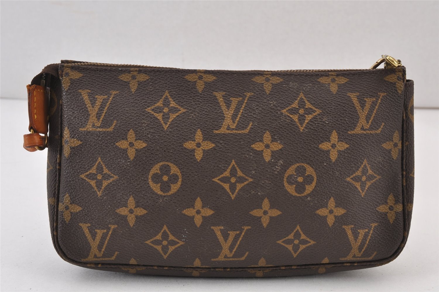 Authentic Louis Vuitton Monogram Pochette Accessoires Pouch M51980 LV 1054K