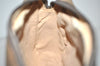 Authentic GUCCI Web Sherry Line Clutch Hand Bag GG PVC Leather Brown Junk 1055I