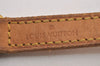 Authentic Louis Vuitton Leather Shoulder Strap Beige 39.4" LV 1057I