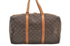 Authentic Louis Vuitton Monogram Sac Souple 45 Hand Boston Bag M41624 LV 1057K