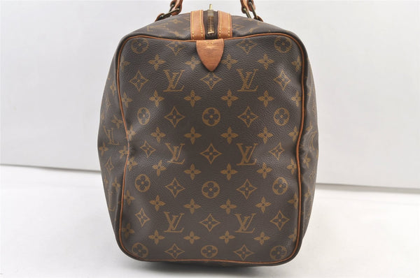 Authentic Louis Vuitton Monogram Sac Souple 45 Hand Boston Bag M41624 LV 1057K