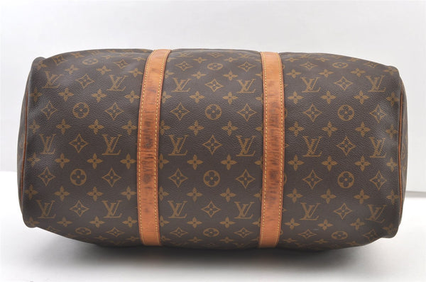 Authentic Louis Vuitton Monogram Sac Souple 45 Hand Boston Bag M41624 LV 1057K