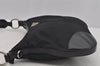 Authentic PRADA Nylon Tessuto Leather Shoulder Cross Body Bag Purse Black 1058J