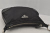 Authentic PRADA Nylon Tessuto Leather Shoulder Cross Body Bag Purse Black 1058J