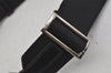 Authentic PRADA Nylon Tessuto Leather Shoulder Cross Body Bag Purse Black 1058J