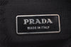 Authentic PRADA Nylon Tessuto Leather Shoulder Cross Body Bag Purse Black 1058J