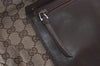 Authentic GUCCI Vintage Shoulder Tote Bag GG Canvas Leather 0190426 Brown 1059I