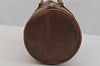 Authentic ETRO Vintage Shoulder Hand Bag Purse PVC Leather Brown 1059J