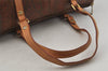 Authentic ETRO Vintage Shoulder Hand Bag Purse PVC Leather Brown 1059J