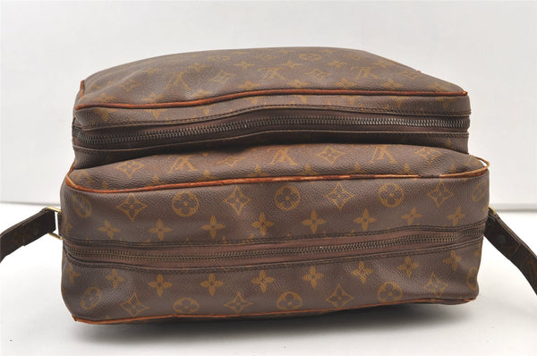 Authentic Louis Vuitton Monogram Nile 34 Shoulder Cross Body Bag Old Model 1060K