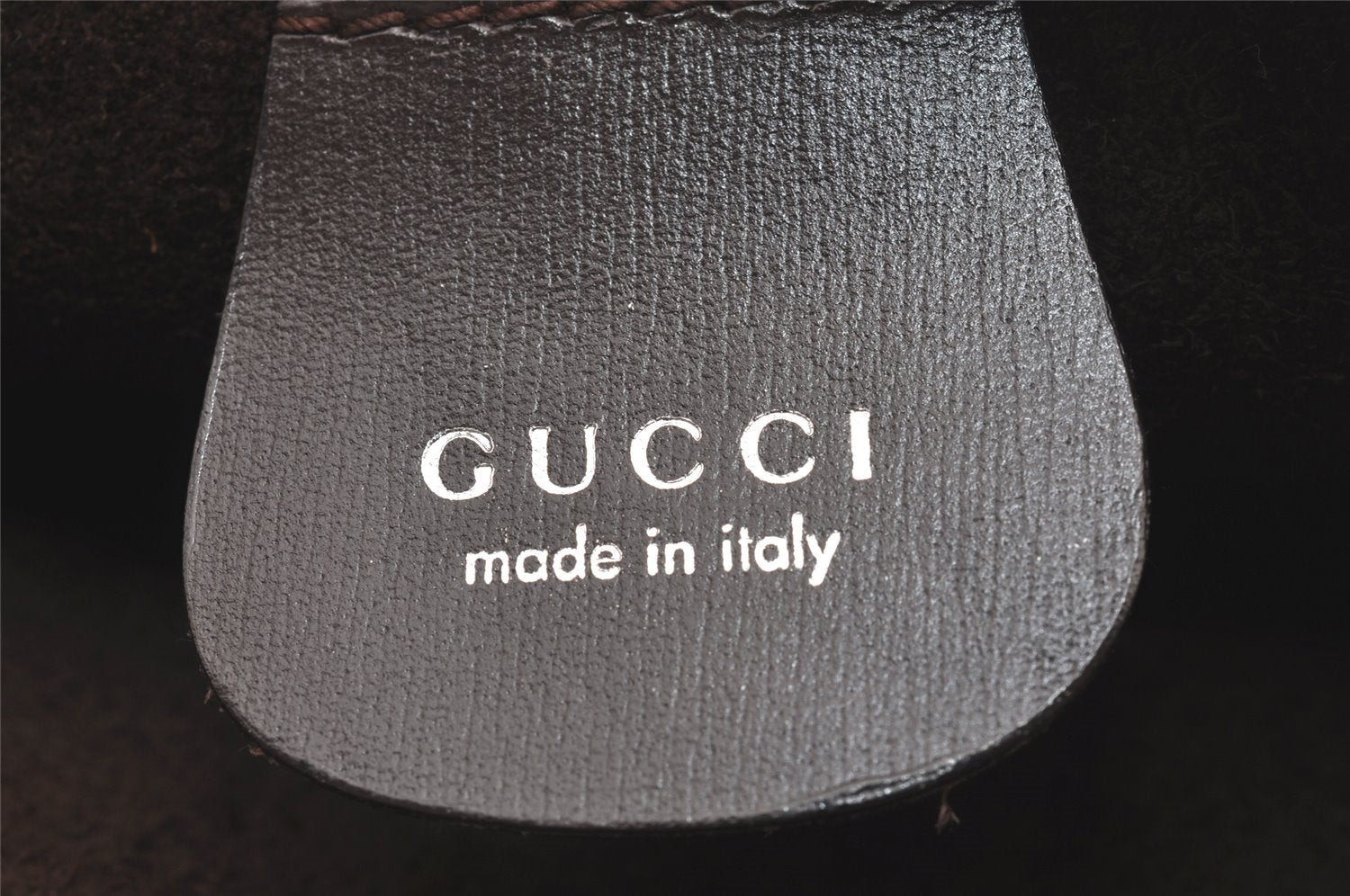 Authentic GUCCI Vintage Shoulder Hand Bag Purse Suede Leather Brown  1061I