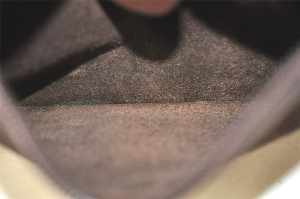 Authentic GUCCI Vintage Shoulder Hand Bag Purse Suede Leather Brown  1061I