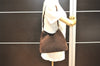 Authentic GUCCI Vintage Shoulder Hand Bag Purse Suede Leather Brown  1061I