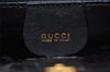 Authentic GUCCI Bamboo 2Way Hand Shoulder Cross Body Bag Leather Black 1062I