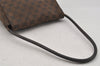 Authentic GUCCI Vintage Shoulder Bag Purse GG Canvas Leather 90646 Brown 1062J