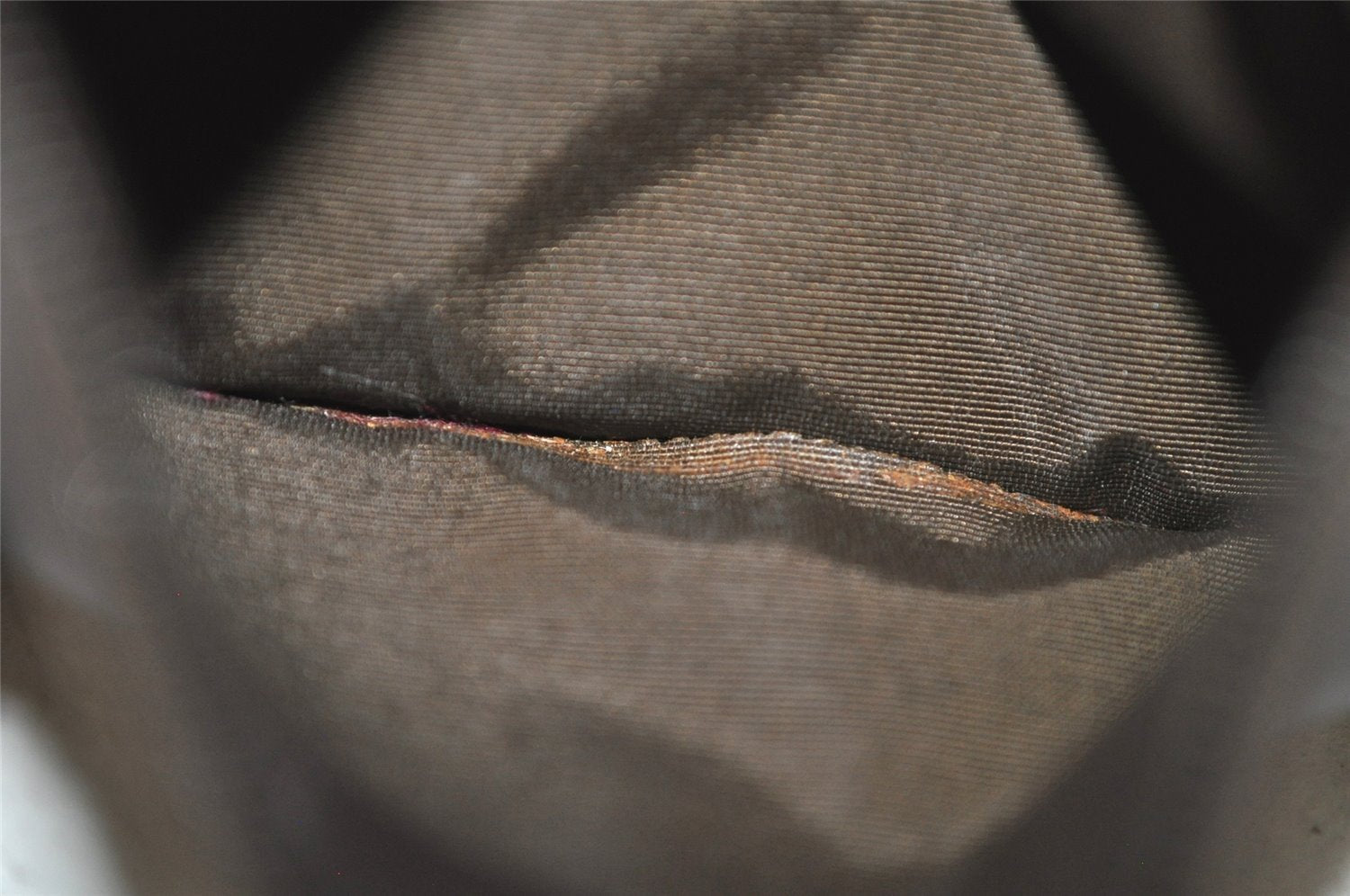 Authentic GUCCI Vintage Shoulder Bag Purse GG Canvas Leather 90646 Brown 1062J