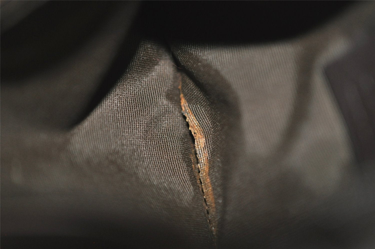 Authentic GUCCI Vintage Shoulder Bag Purse GG Canvas Leather 90646 Brown 1062J