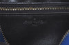 Authentic Louis Vuitton Epi Trocadero 24 Blue Shoulder Cross Bag Old Model 1063K