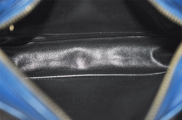 Authentic Louis Vuitton Epi Trocadero 24 Blue Shoulder Cross Bag Old Model 1063K