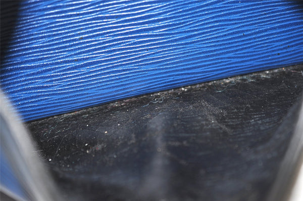 Authentic Louis Vuitton Epi Trocadero 24 Blue Shoulder Cross Bag Old Model 1063K