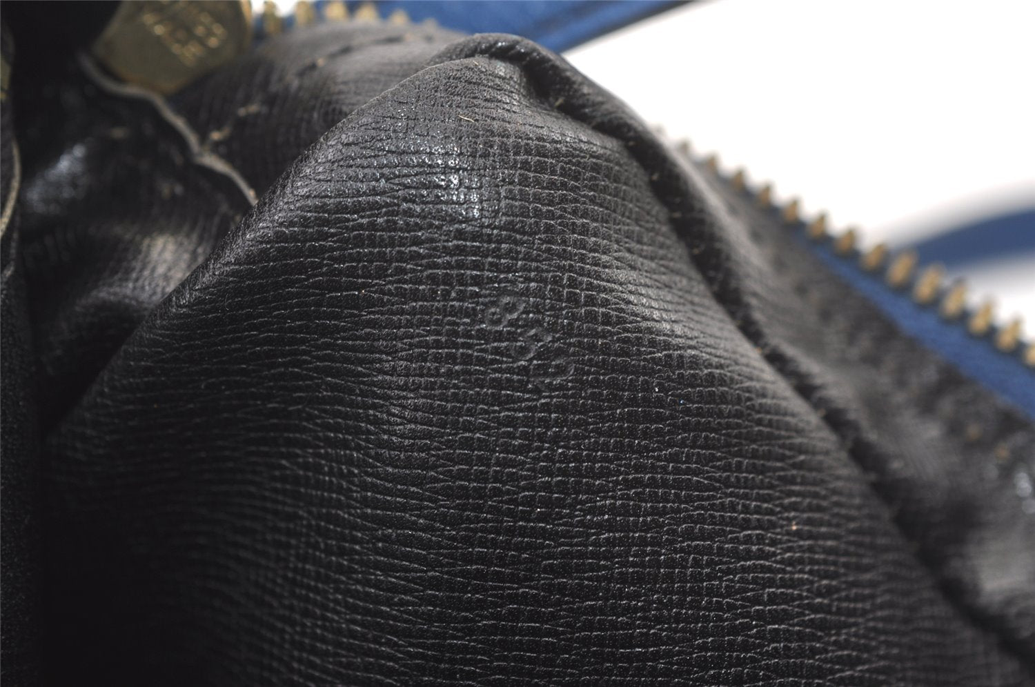 Authentic Louis Vuitton Epi Trocadero 24 Blue Shoulder Cross Bag Old Model 1063K