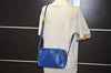 Authentic Louis Vuitton Epi Trocadero 24 Blue Shoulder Cross Bag Old Model 1063K