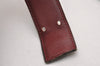 Authentic HERMES Constance Leather Belt Size 85cm 33.5" Navy Bordeaux 1064J