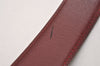 Authentic HERMES Constance Leather Belt Size 85cm 33.5" Navy Bordeaux 1064J